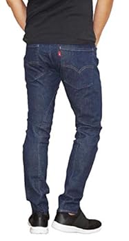 Levi's ENGINEERED JEANS LOOSE ダークブルー Levis Engineered Y2K Dark-Blue Denim Buckle Twisted Leg